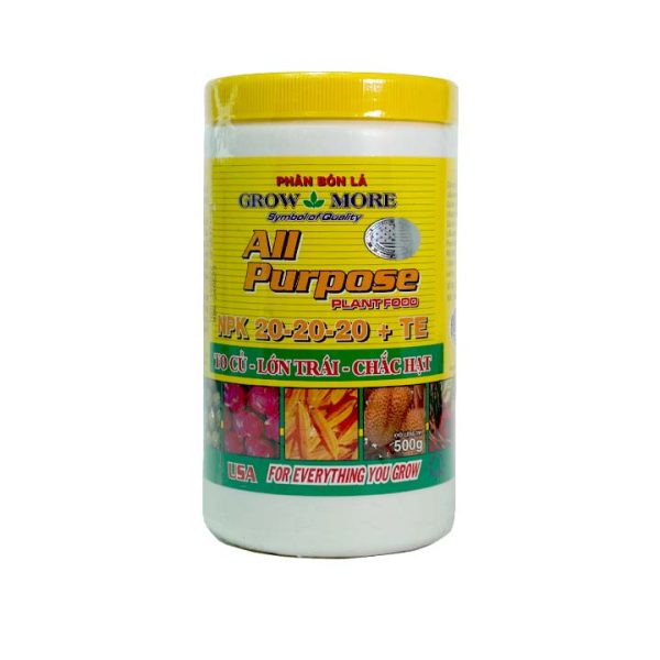 Phân Bón 20-20-20 growmore 500g