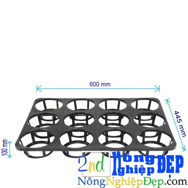 Khay Đựng Chậu Lan size 12cm - 12 lỗ - Hình ảnh 3