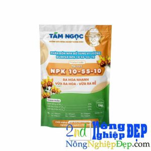 Phân bón npk 10-55-10 tám ngọc 1kg