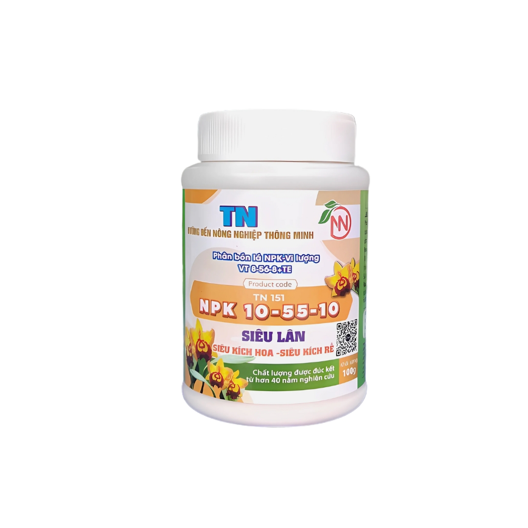 phan bón 10-55-10 tám ngọc 100g