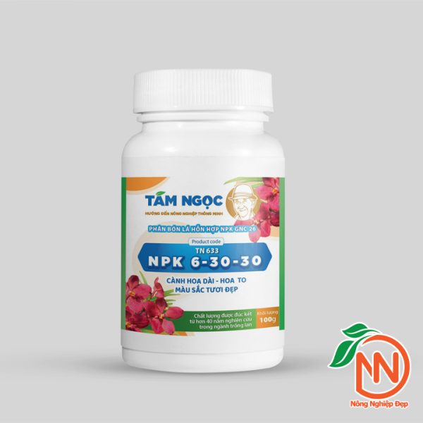 phan bón npk 6-30-30 tám ngọc 100g
