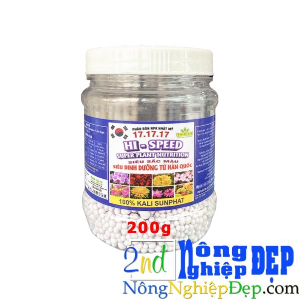 Phân Bón NPK 17-17-17 Hi-Speed - Hình ảnh 2