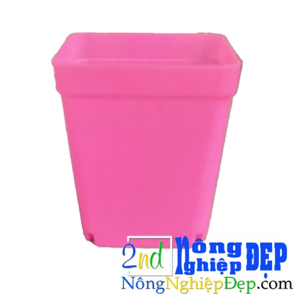 Chậu Nhựa Trồng Cây Mini - Size 7x7x8 Đủ Màu - Hình ảnh 5