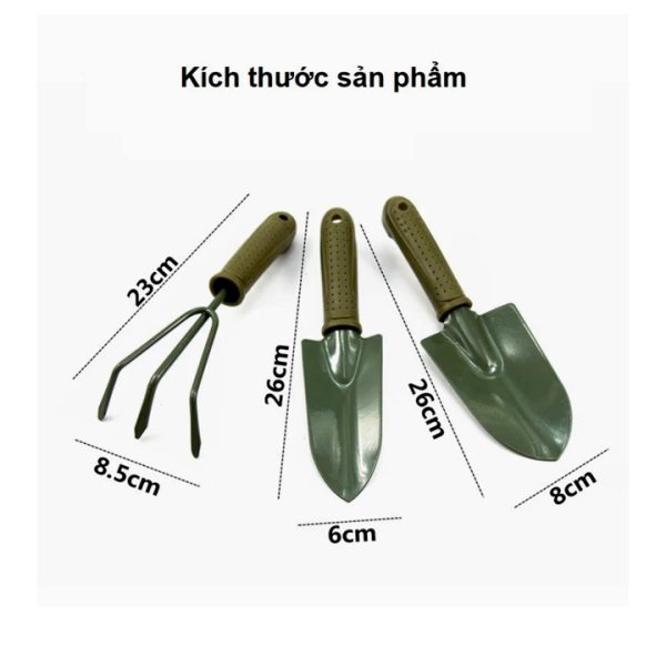 Bộ Dụng Cụ Làm Vườn 3 Món - Hình ảnh 2