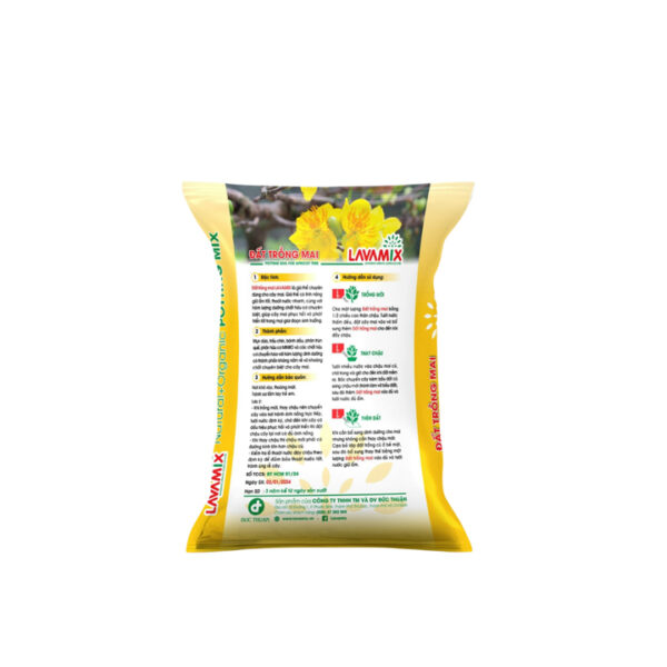 đất trồng mai lavamix mặt sau